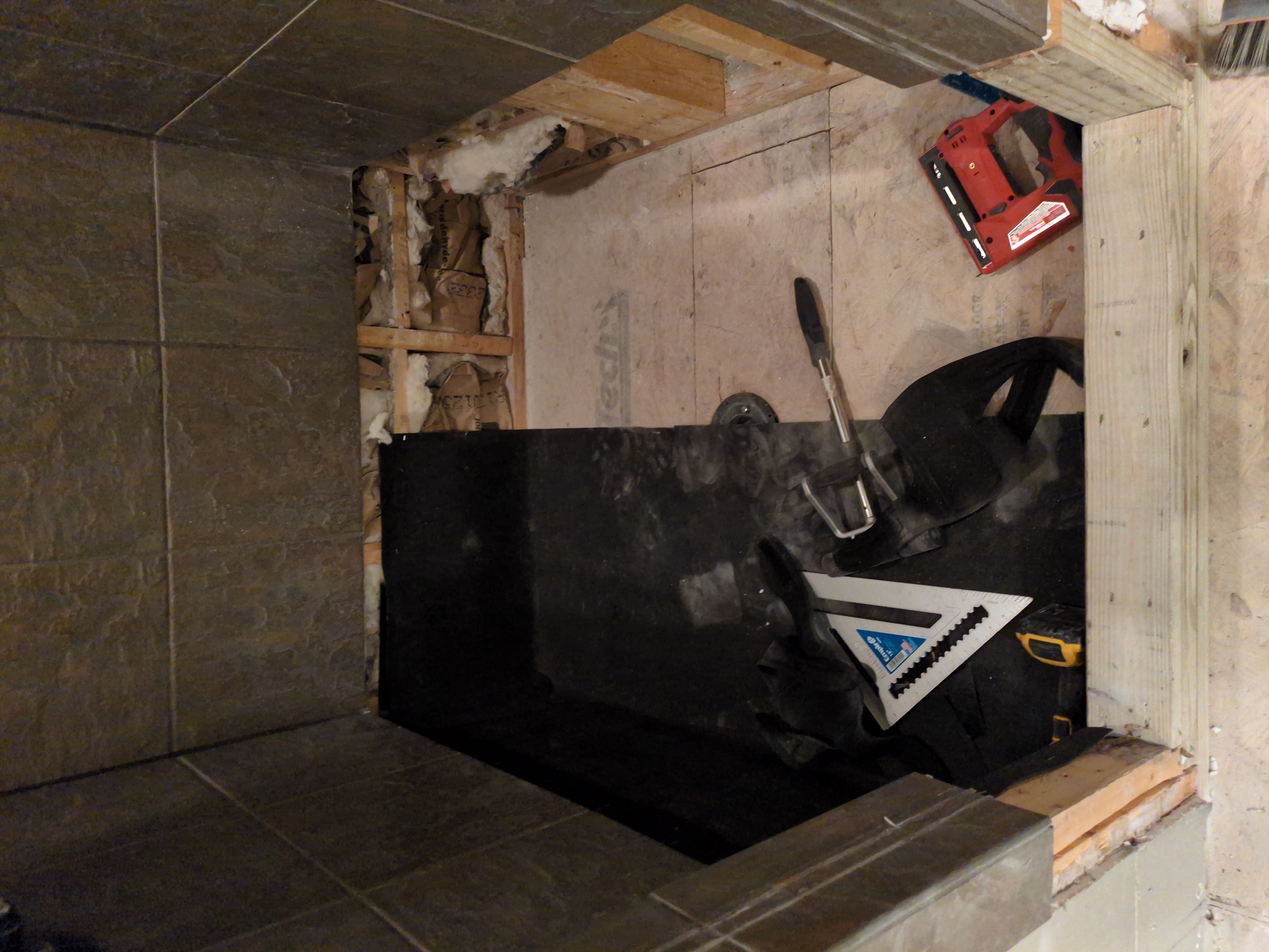 Interior door hardware and trim in a Normaltown remodel